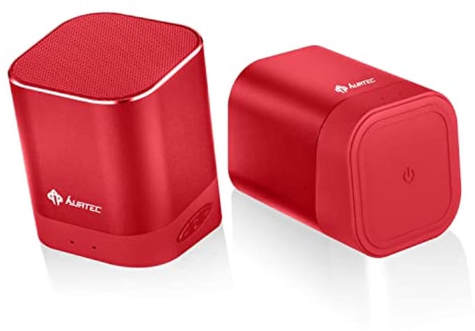 Draagbare Bluetooth-luidspreker met dubbele luidsprekers, krachtige bassen en lange speeltijd