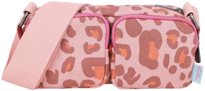 Fritzi aus Preußen schoudertas Donny Crossover Bag Long Canvas Leo Brick roze