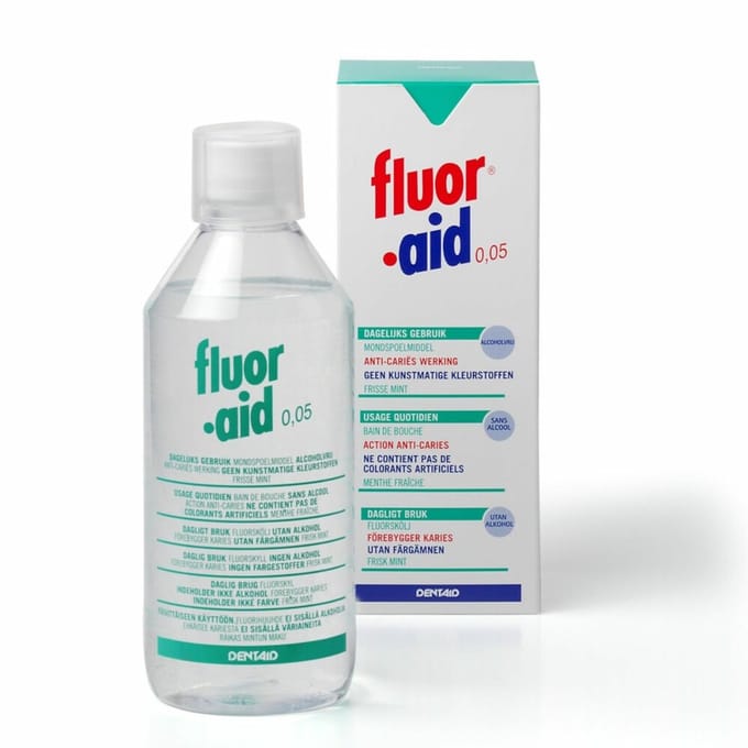 FluorAid - Mondwater 0.05 - 3 x 500 ml - Voordeelverpakking
