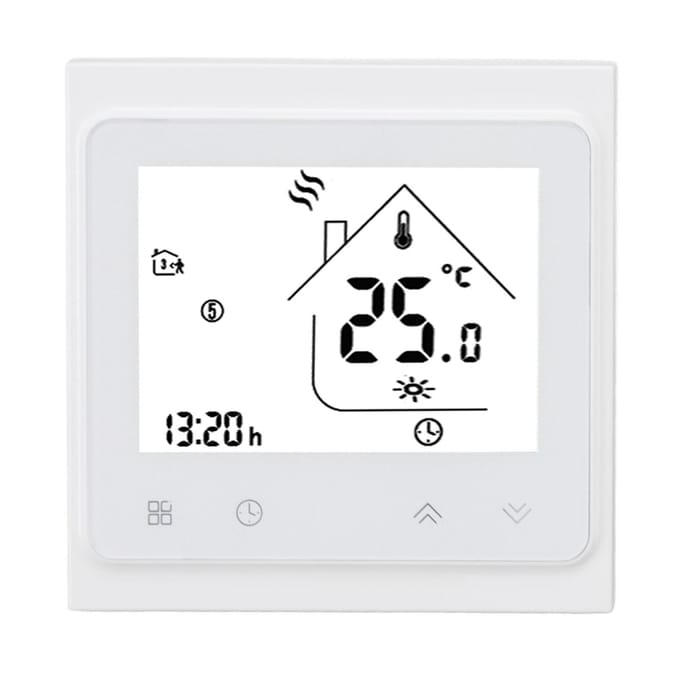 BHT 002GC Boiler Verwarming Programmeerbare Thermostaat Digitale Touchscreen Thermostaat met Groot LCD black