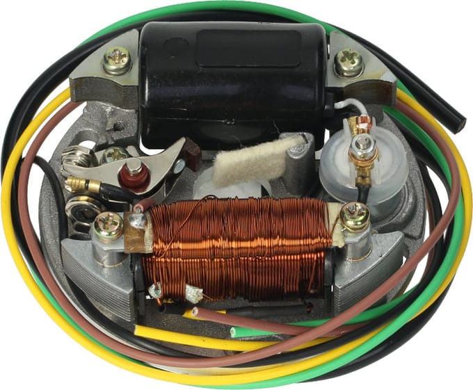 Ontsteking 6V Mezoly voor Puch Maxi model Bosch