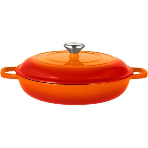 SILVERCREST Gietijzeren hapjespan, Ø30 cm (Oranje)