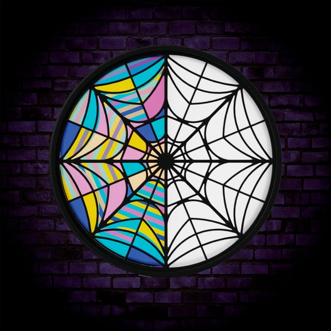 Wednesday - Gothic Lamp - Ophelia Hall Lampe - voor Geen - meerkleurig