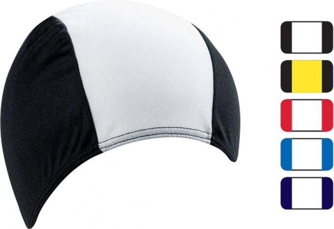 Beco Badmuts - tweekleurig - volwassenen - polyester - zwemmuts - zwemkap navy/wit