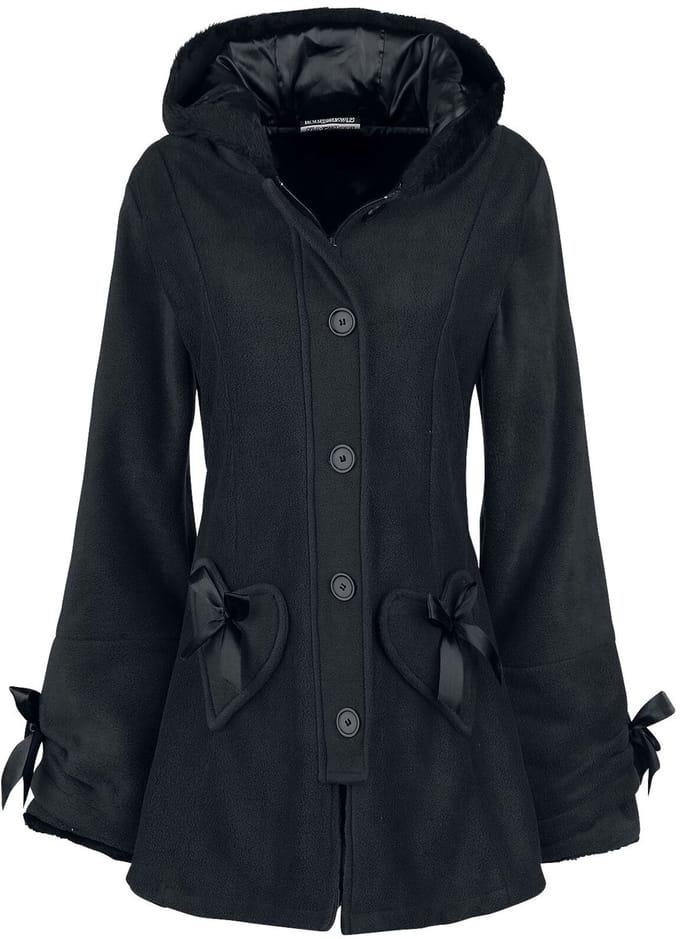 Poizen Industries Alison Dames Korte jas - zwart - 5XL