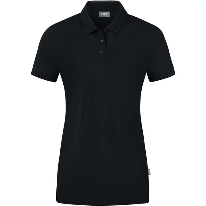Jako Doubletex Polo Dames - Zwart | Maat: 34