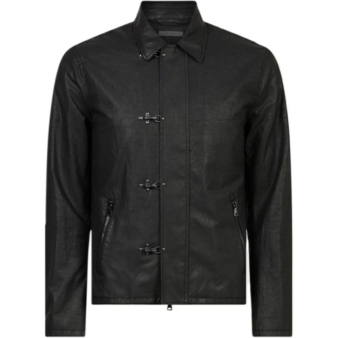 John Varvatos Toggle Front Closure Outerwear Black Taglia: 54 | Giacche di pelle Outlet | Uomo | Nero