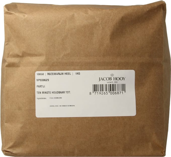 Jacob Hooy Rozemarijn heel 1 Kilogram