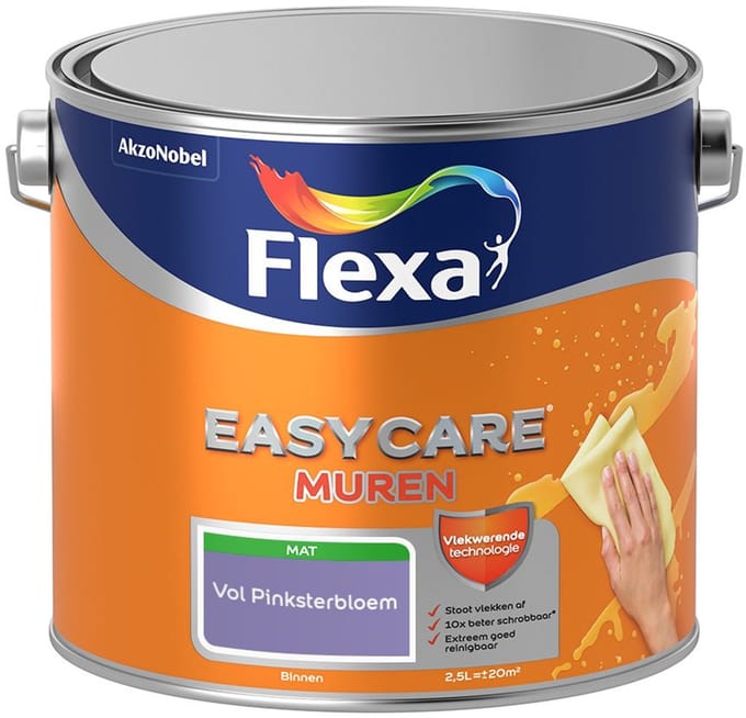 Flexa - Easycare Muren - Vol Pinksterbloem - Mengverf - 2,5 L