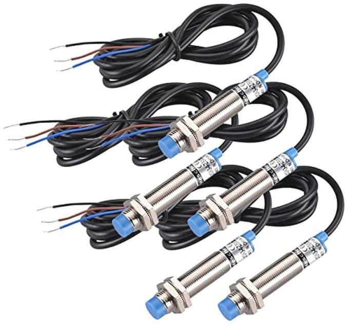Inductieve Naderingssensor M12 4mm - 10-30 VDC - NPN Normaal Open - 5 Stuks