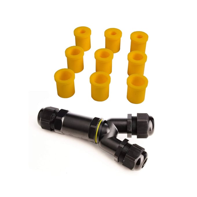 Deko-Light Outdoor-Multi-Y-kabelverbinder voor 3 kabel 4-14mm