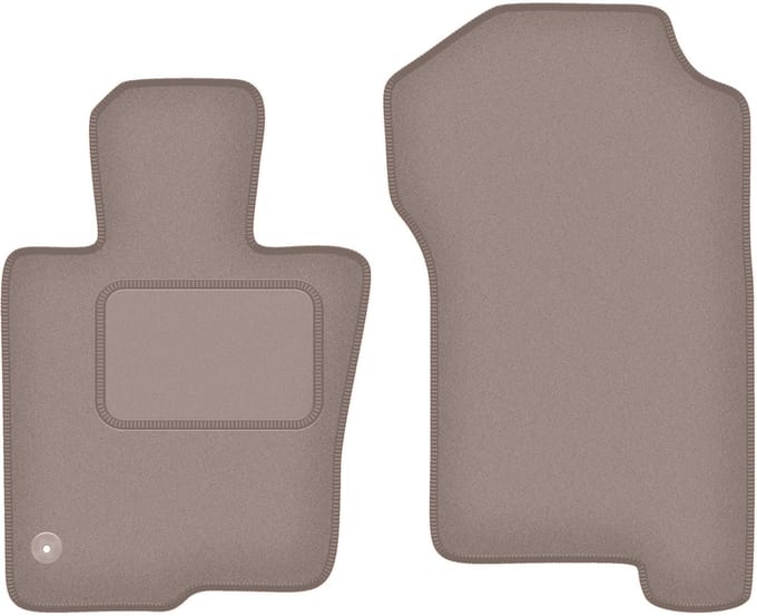 Beige voormatten voor: Mercedes X-Klasse W470 pick-up (2017-)