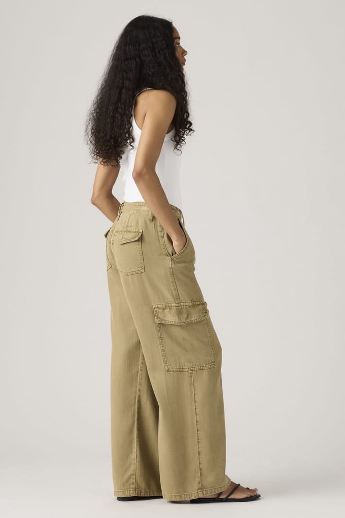 Levi's Baggy Dad Cargo Pants Größe: W24L32 | Cargohosen Outlet | Damen