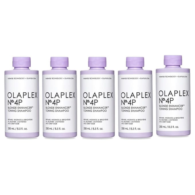 5x Olaplex No.4P Blonde Enhancer Toning Shampoo