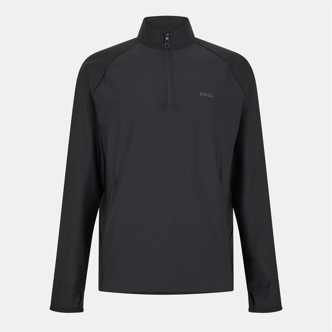 Boss Heren Regular Raglan Active Sweatshirt (Zwart)