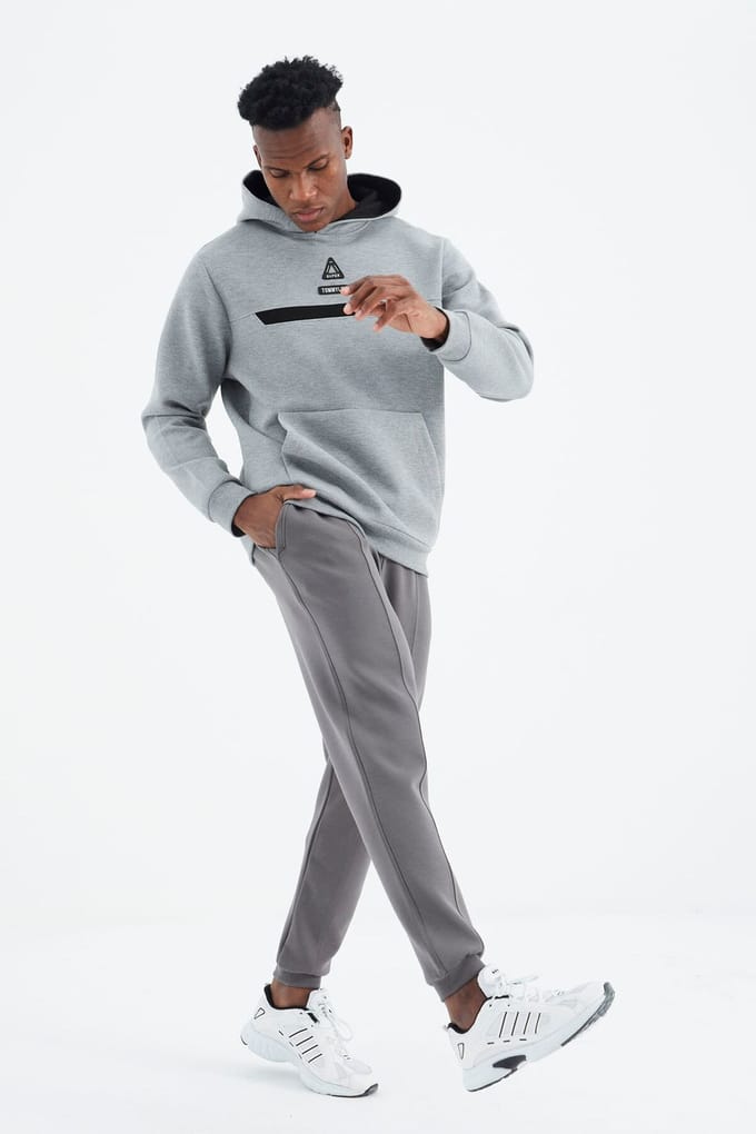 Heren Regular-Fit 3-Draad Fleece Trainingsbroek
