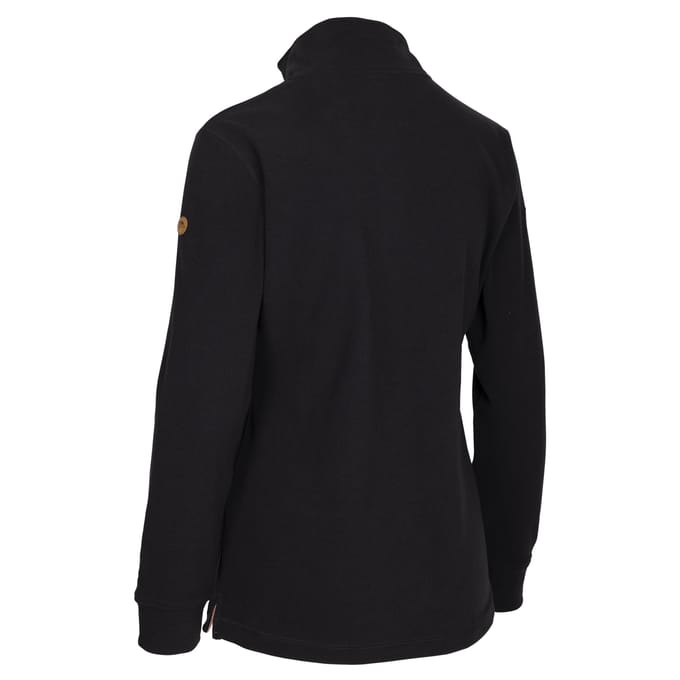 Trespass Dames/Dames Groot Hart Fleece (Zwart)