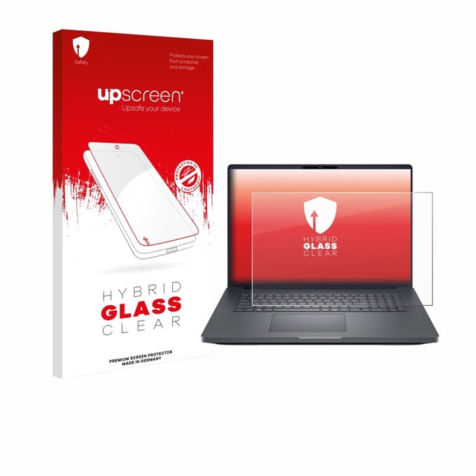 upscreen - Screenprotector voor Dell Pro Max Plus 18 - Folie Beschermfolie Beschermglas transparant