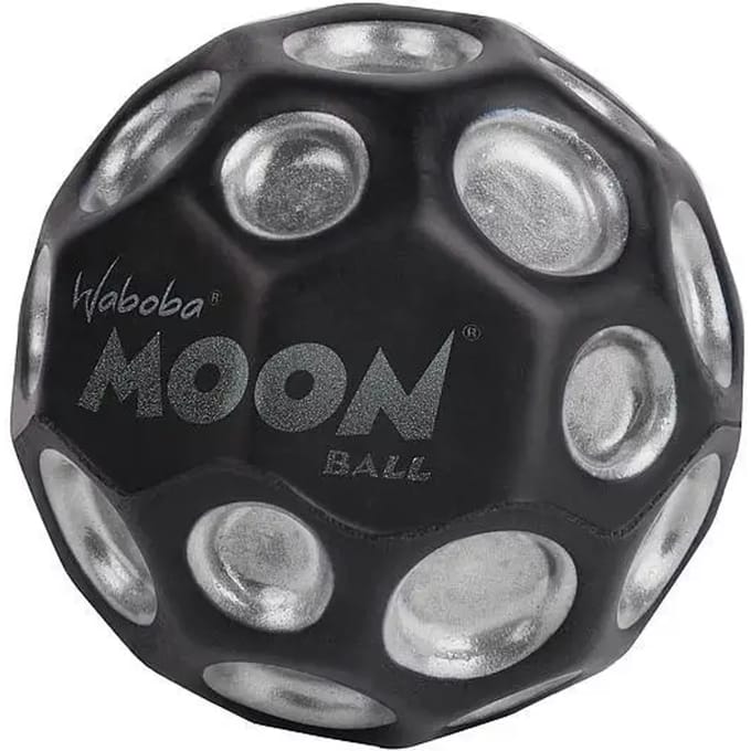Waboba Moon Ball Dark Side - Hyper stuiterbal voor 5+ jaar - 63mm