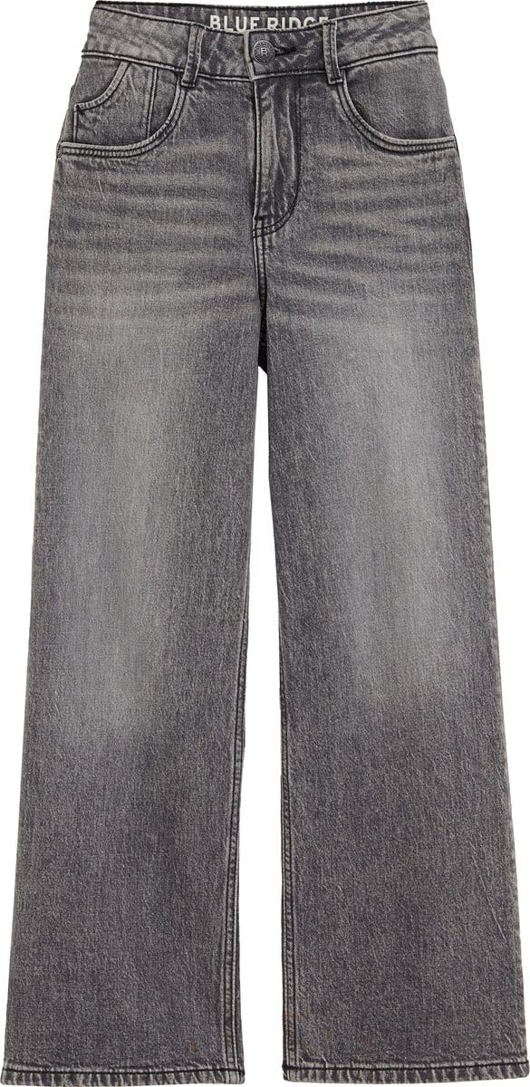 WE Fashion Meisjes wide leg jeans met stretch