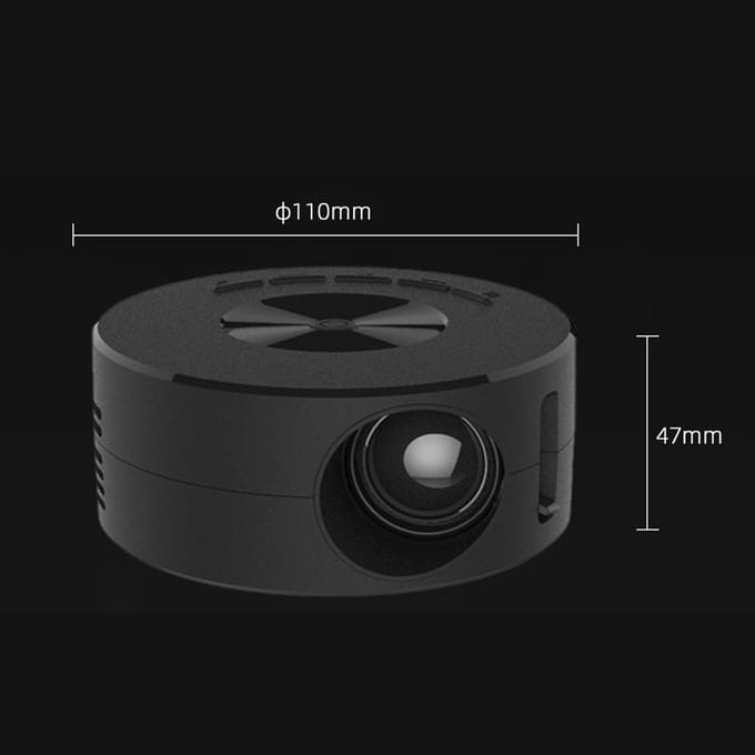 Huishoudelijke Mini LED Projector Draagbaar Wirecast Projectieapparaat Optische Len 320*180 LCD-scherm veelkleurig
