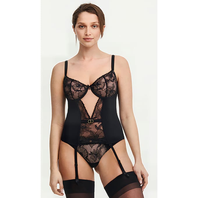 Chantelle Co Other Basque Black Taglia: E75 | Magliette intime Outlet | Donna | Nero