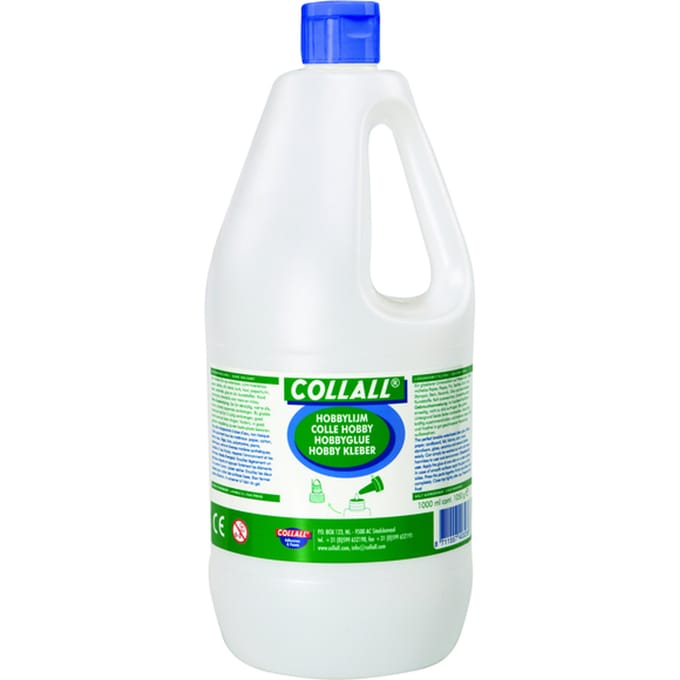 Quantore hobbylijm transparant 2L voor knutselen en creatief gebruik.