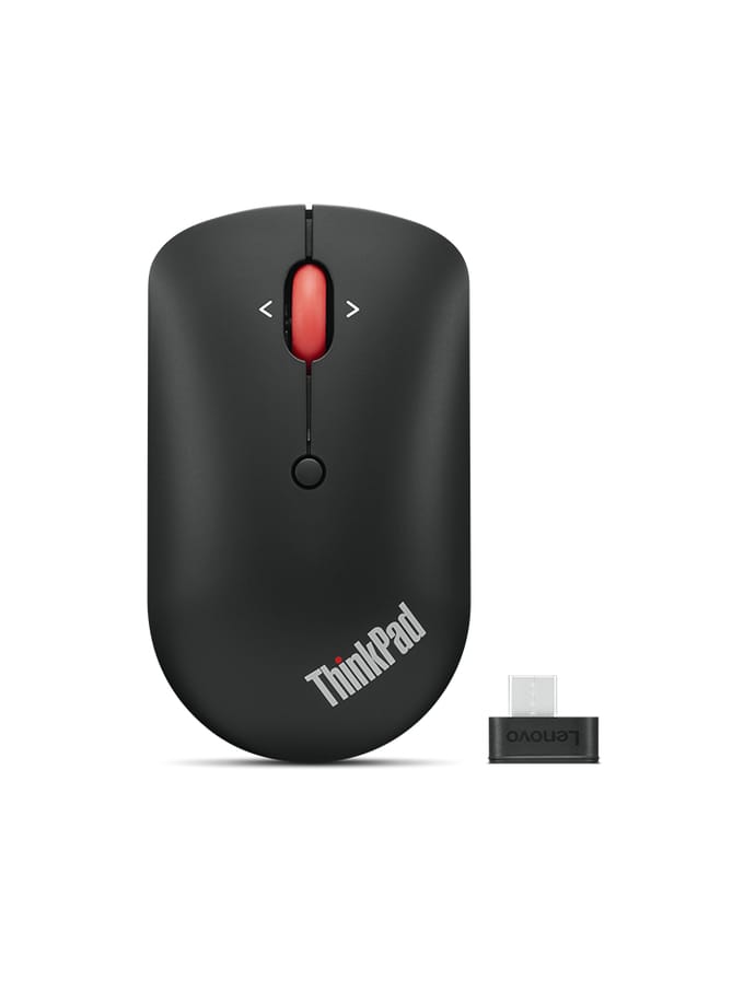 Lenovo ThinkPad USB-C Wireless Compact muis Kantoor Ambidextrous RF Draadloos Optisch 2400 DPI