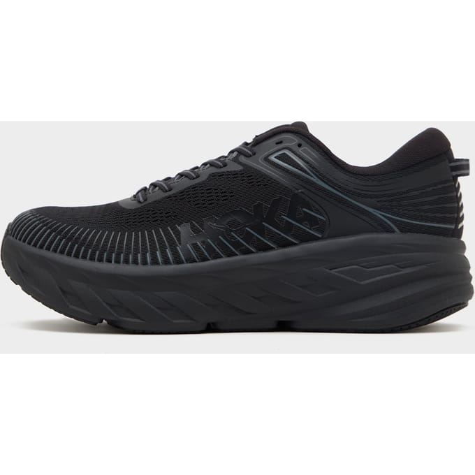 HOKA Bondi 7 - Zwart- Heren, Zwart 41 1/3