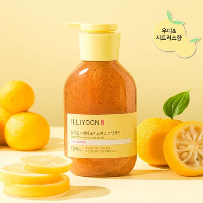 Fresh Moisture Scrub Wash 400ml 1 PCS orange