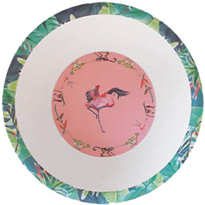 Maïs kom flamingo roze Catch Me Mini
