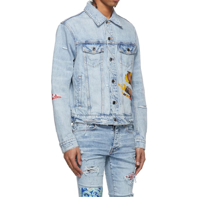 Amiri Playboy Magazine Trucker Denimjack