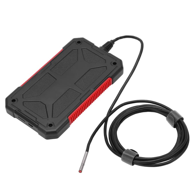 P40 Endoscope Industriel HD 3,9 mm Caméra d'Inspection Borescope Étanche avec Écran pour la Maintenance d'Équipement 2m black