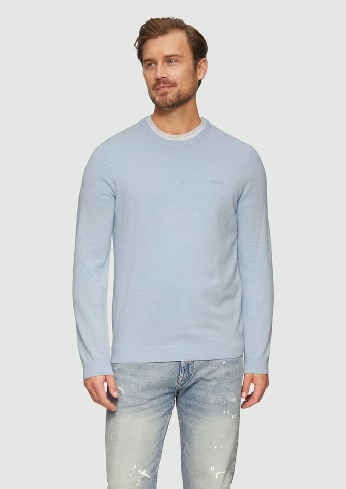 s.Oliver  Pullover Blue Größe: M | Pullover Outlet | Herren | Blau