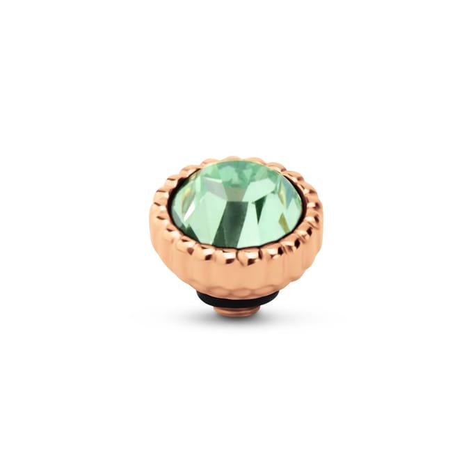 Melano Twisted Bali Petite Steentje Chrysolite | Rosé
