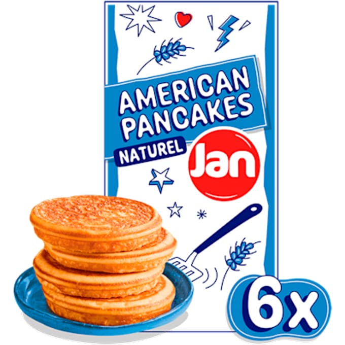 American pancakes naturel