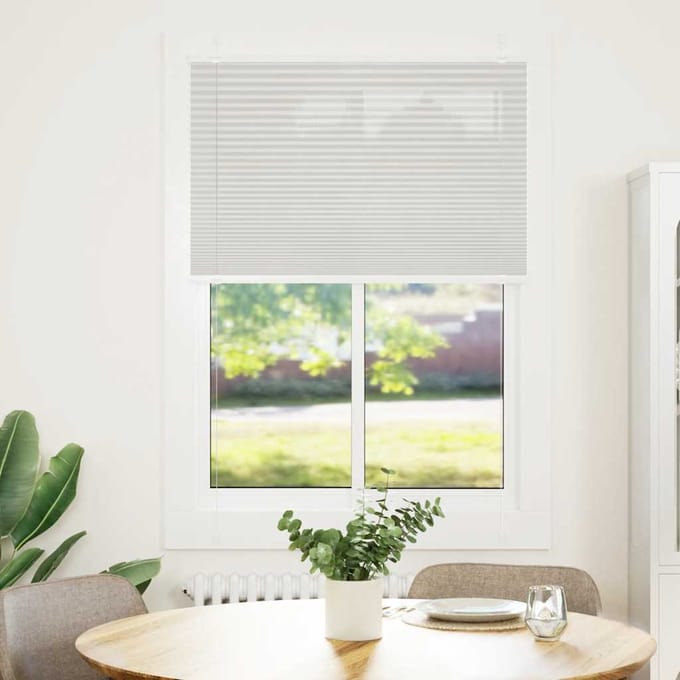 vidaXL - Plissé - rolgordijn - 85x150 - cm - stofbreedte - 84,4 - cm - polyester