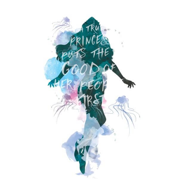 Aquaman Mera True Princess dames t-shirt - Wit - L