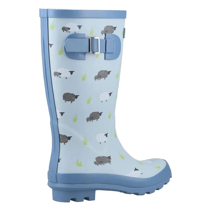 Cotswold Dames/Dames Boerenschaap Wellington Boots (Blauw)
