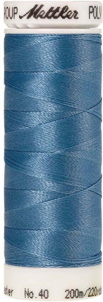 AMANN POLYSHEEN NAAI-BORDUURGAREN, COL-3820 BLAUW, 200M, PER STUK.