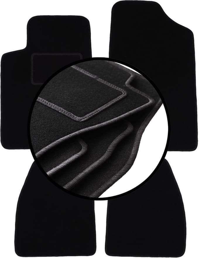 Complete set veloursmatten voor: Citroen C6 sedan (2005-2012)