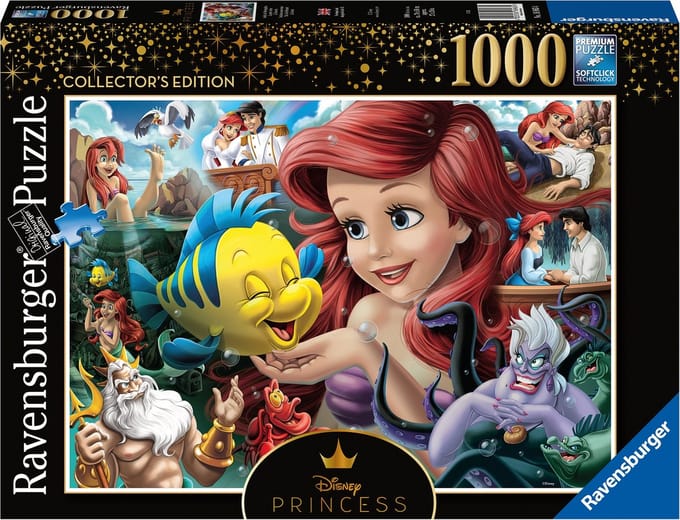 Ravensburger puzzel Disney De kleine zeemeermin Collectors Edition - Legpuzzel -  stukjes