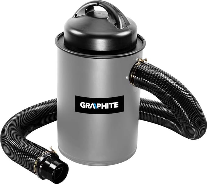 Graphite 59G611 Serie - Spaanafzuiging - 1100W - 50L - 2m Slang