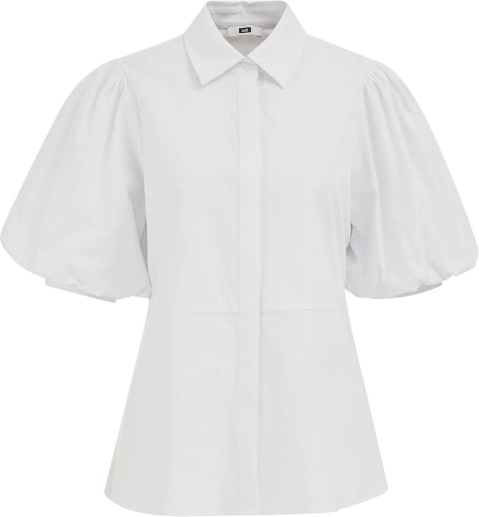 WE Fashion Dames blouse met ballonmouwen