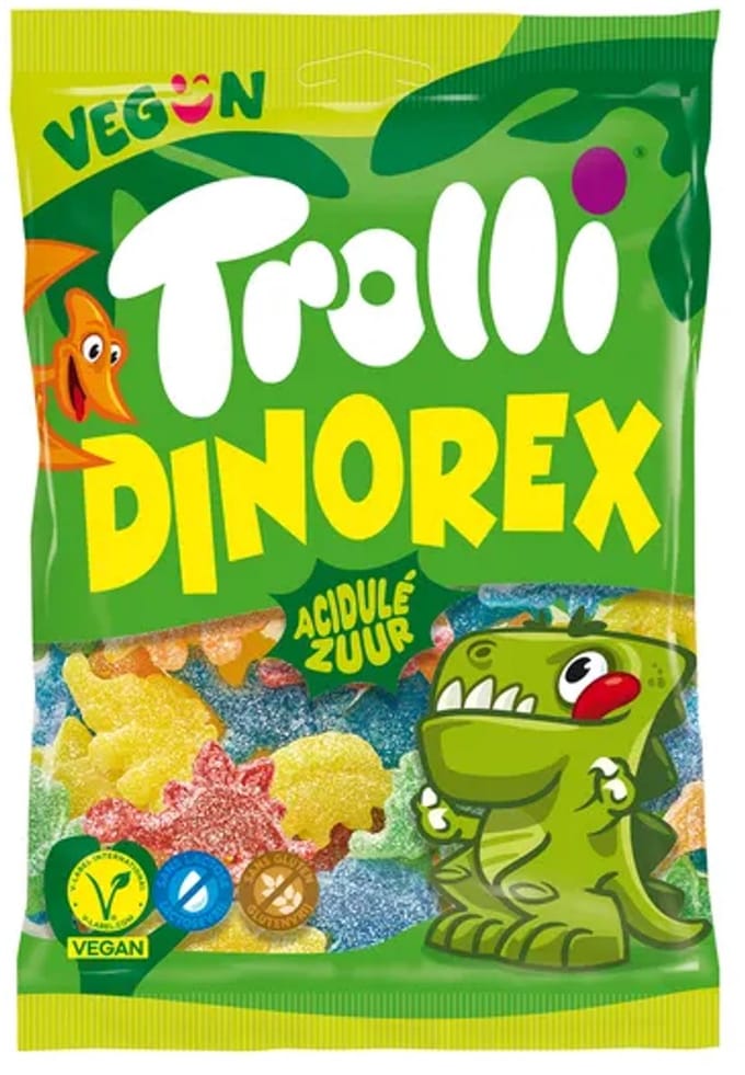 Trolli dino rex veggie zakje 200 gr