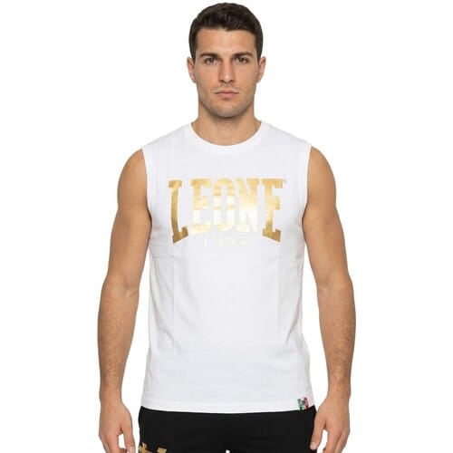Top Leone 1947 Man T-Shirt Sleeveless Gold