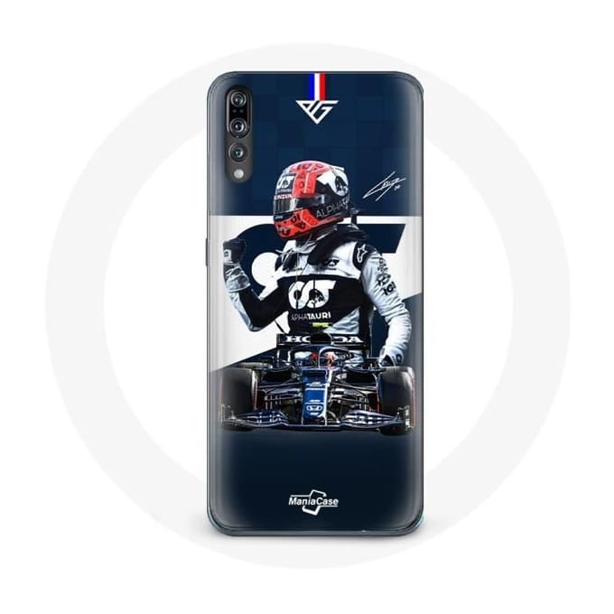 Coque - Max Verstappen - Huawei P20 - Formule 1 - Souple - Sportif bleu