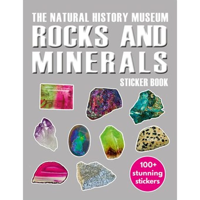 Rocks And Minerals Sticker Book - Natural History Museum