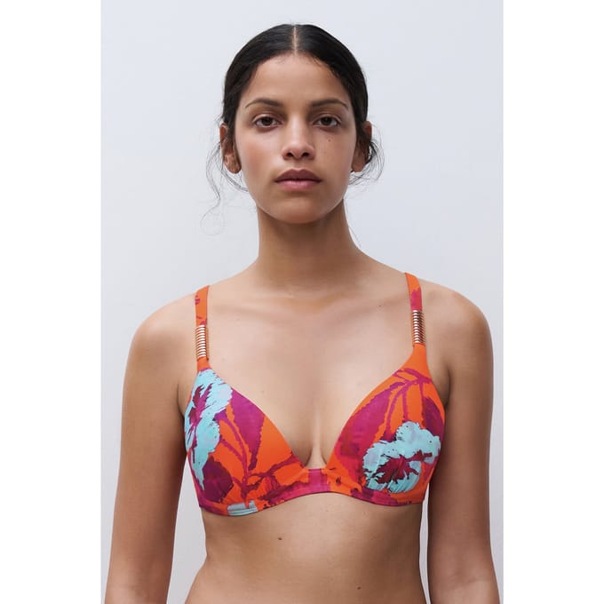 Chantelle Icon - bikinitop - maat 75B - painted flowers - C16VNP-A01