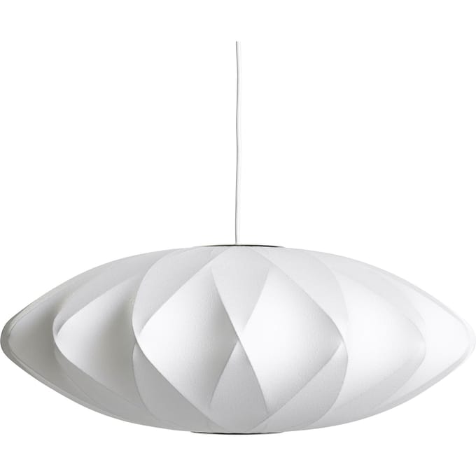 HAY Nelson Schotelvormige Hanglamp met Kruisvormige Bubbels, Medium, Gebroken Wit